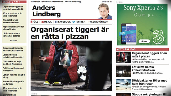 Foto: Faksimil aftonbladet.se