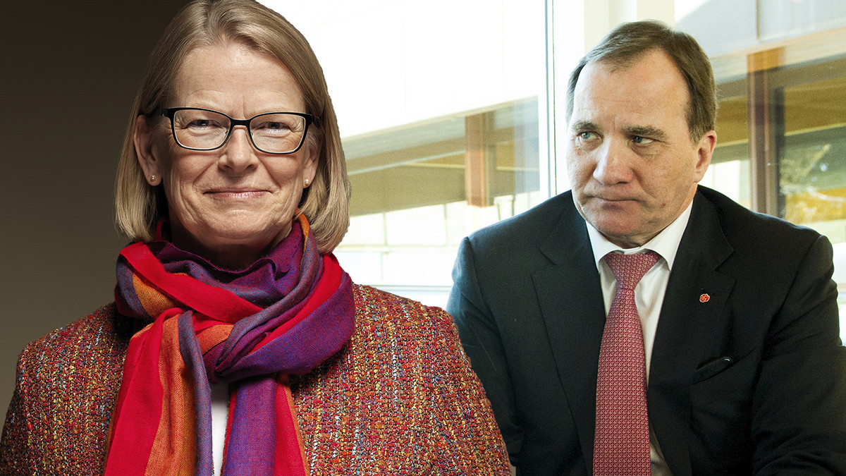 Anna Skarhed och Stefan Löfven. Foto: JK/Arbeiderpartiet