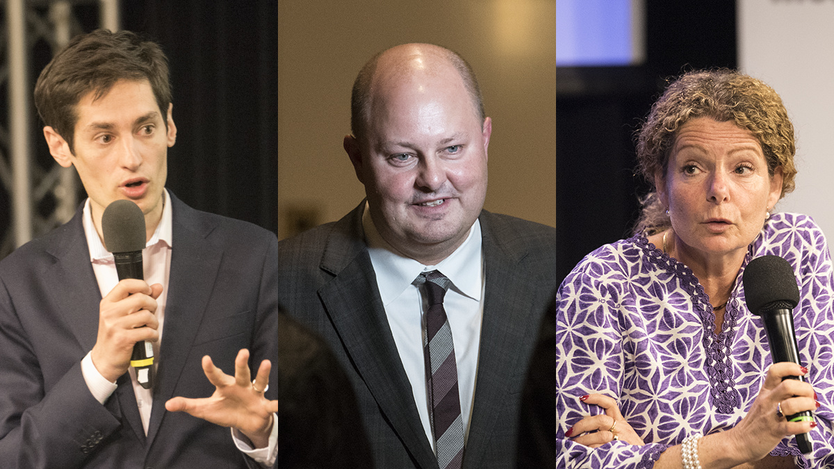 Peter Wolodarski, Thomas Matsson och Cilla Benkö. Foto: Nyheter Idag