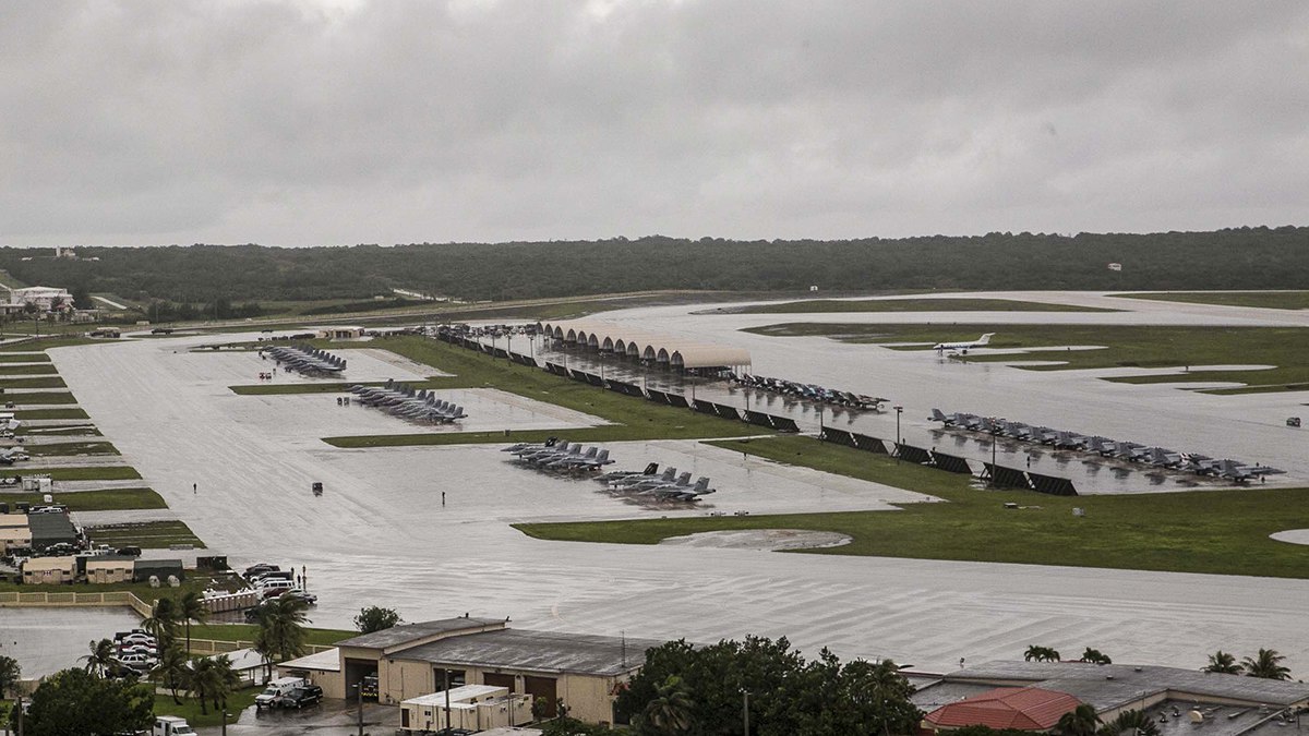 USA:s militärbas i Guam. Foto: U.S. Marine Photo