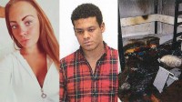 Timothy Kombrecht, mitten, dömdes igår till 14 års fängelse. Foto: Privat/Polisen