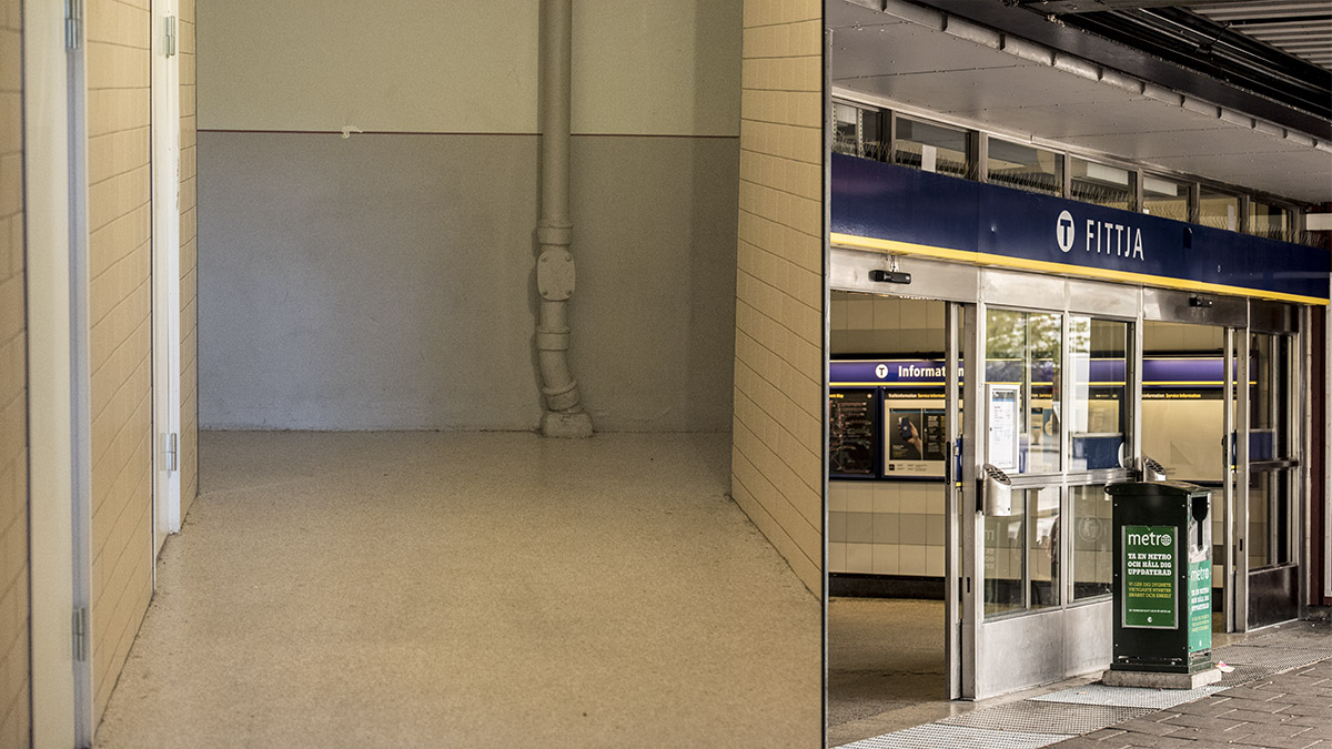 Trapphuset där kvinnan våldtogs. Foto: Nyheter Idag