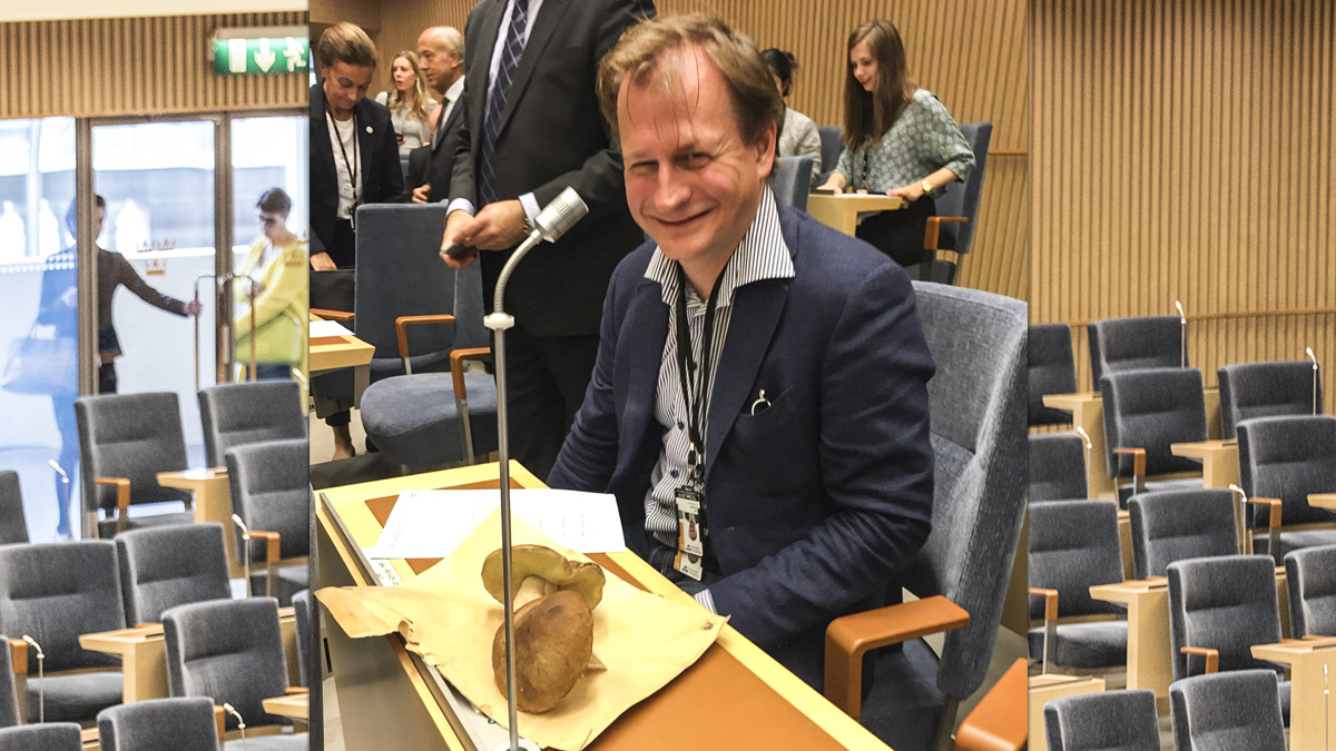 Carl Schlyter. Foto: Hanif Bali/Twitter