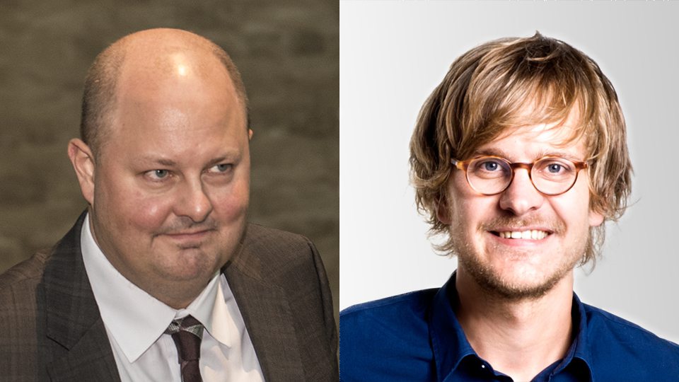 Thomas Matsson och Axel Andén. Foto: Nyheter Idag/Medievärlden