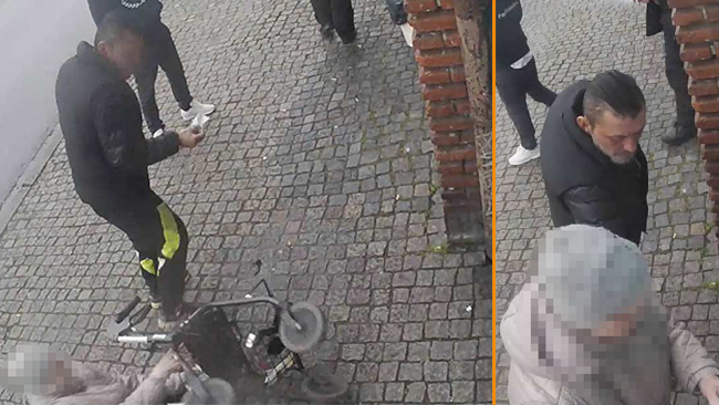 Polisens bevisning inkluderar bilder från övervakningskameror