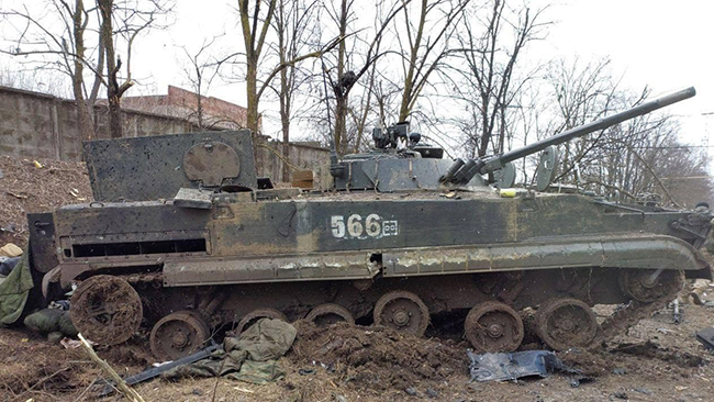 Uppgift: Rysk överste överkörd av egna soldater