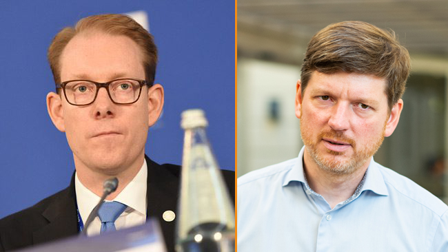 Billström (M) och Ådahl (C) i storbråk efter skrikdebatten