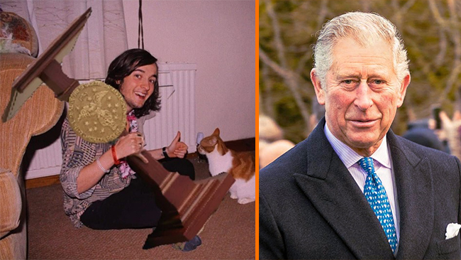 Klimataktivist greps efter misslyckad äggattack mot kung Charles