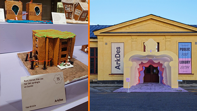 Här tävlar tragiska pepparkakshuset: ”Runt hörnet från oss har det sprängts en bomb”