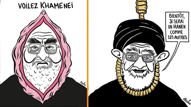 Nerkissad ayatollah och bomb i turbanen – här är vinnarna i Charlie Hebdos tävling