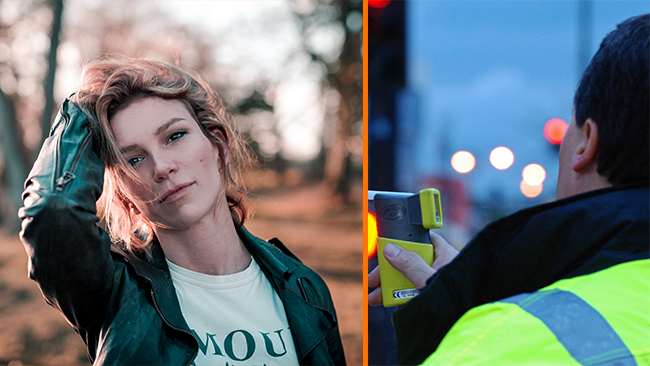 Flydde från trekant – greps för rattfylleri