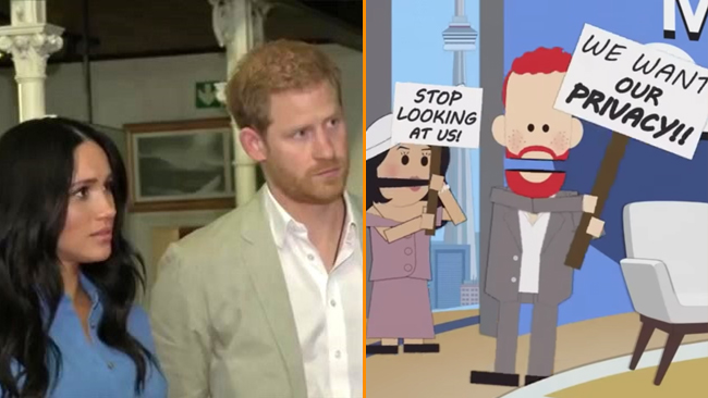 Meghan Markle uppges vara kränkt efter South Park-hån