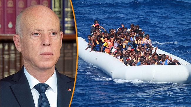 Tunisiens president: Invandringen en konspiration för att göra landet ”helt afrikankst”