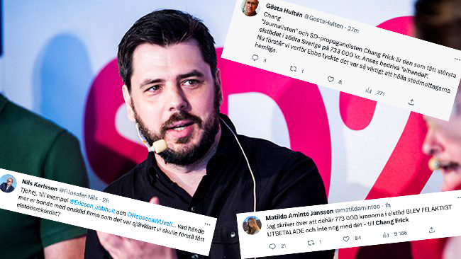 Så trollade Chang Twitter – påstod att han fått 773 669 kronor i elstöd