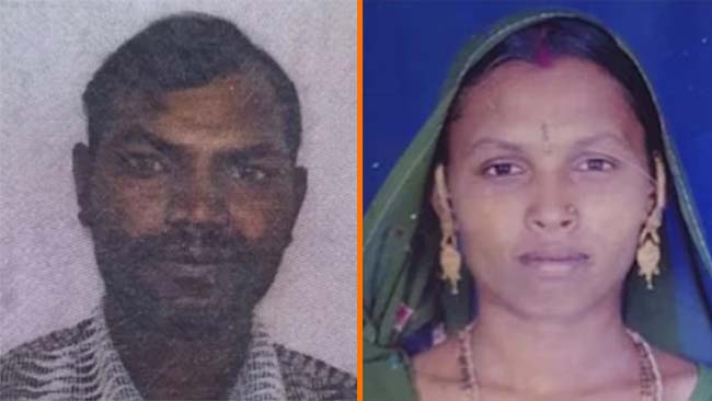 Par högg av sina egna huvuden – hittades av sina barn