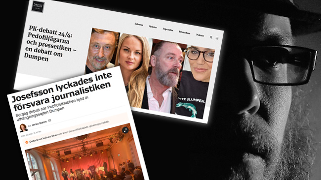 Dumpen trampar på ömma journalisttår