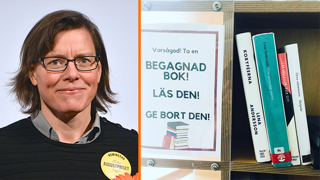 Lena Anderssons förläggare sågar gallrande bibliotek: ”Huvudlös och hänsynslös aktivism”