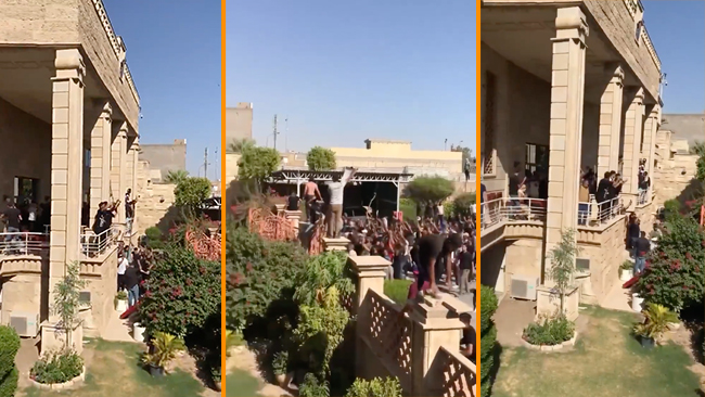 Här stormas svenska ambassaden