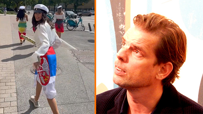 Alex Schulman ”lite sårad” av utländska flaggor på studenten