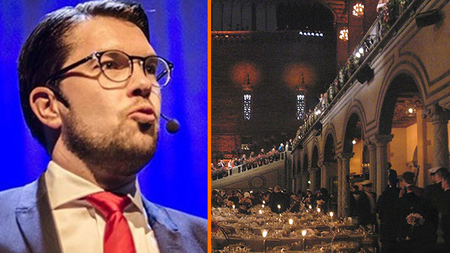 Åkesson nobbar Nobelfest: ”Tyvärr är jag upptagen den dagen”