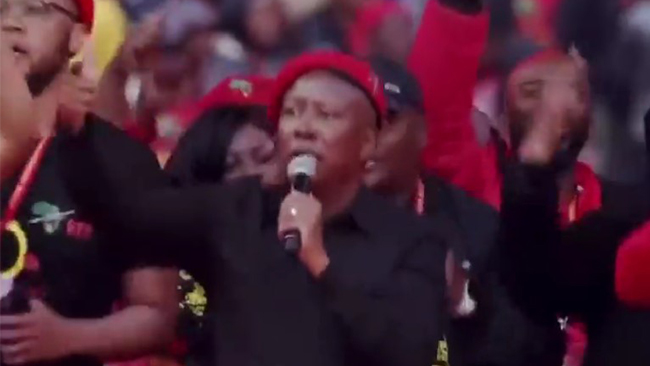 Sydafrikansk marxistledare uppmanar till massmord på vita