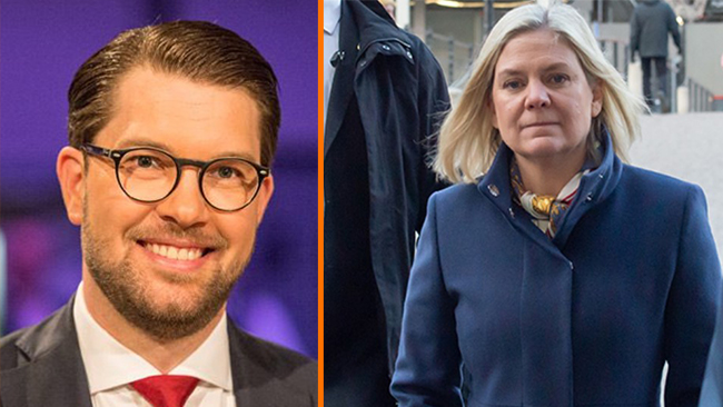 Blågula blocket tar ledningen i Skop