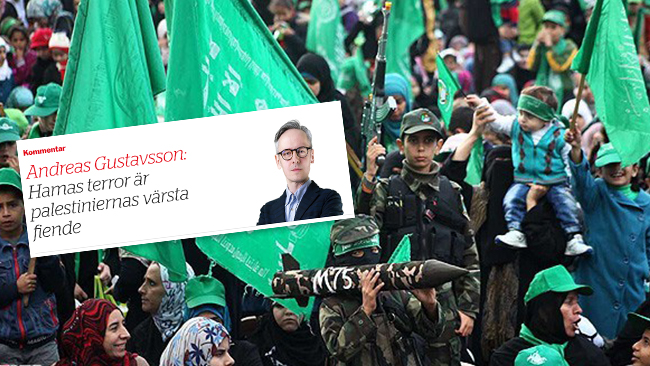 ETC tar avstånd från Hamas – då rasar Aftonbladet-skribenten