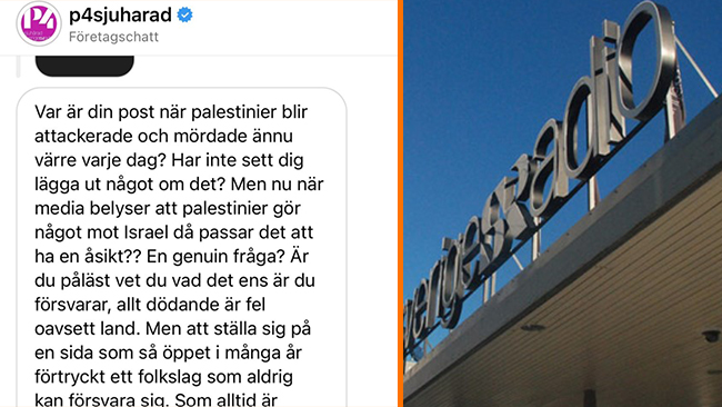 P4 Sjuhärad: Vi fortsätter utreda anti-israeliskt påhopp från kanalens Instagram