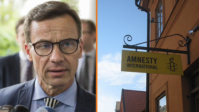 Amnesty hånar Kristerssons felsägning