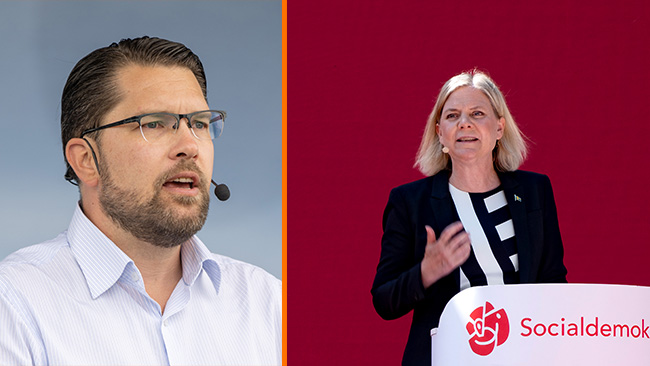 Magdalena Andersson varnade tyskarna för SD – felciterade Åkesson