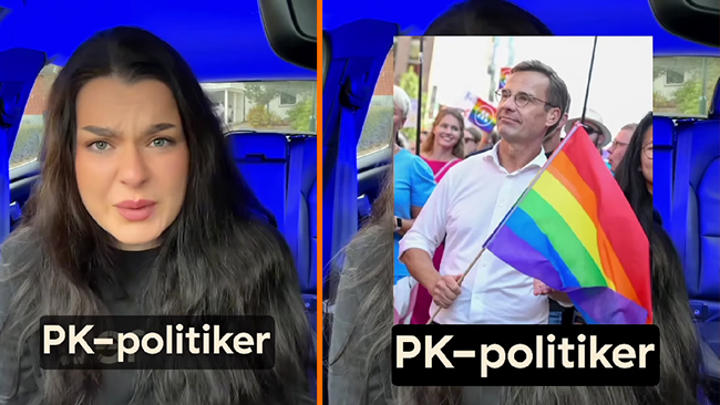 SSU-plattform hånar Kristersson som ”PK-politiker”